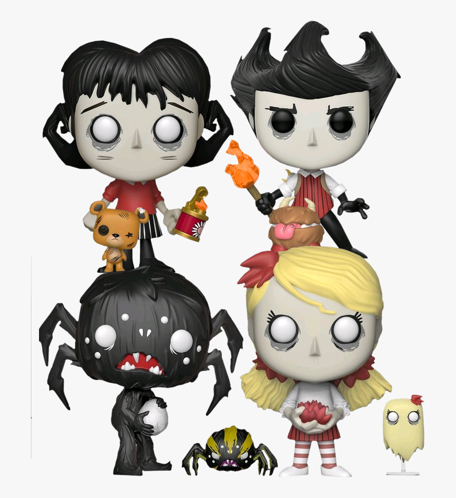 Transparent Girl Playing With Toys Clipart - Dont Starve Funko Pops, Transparent Clipart