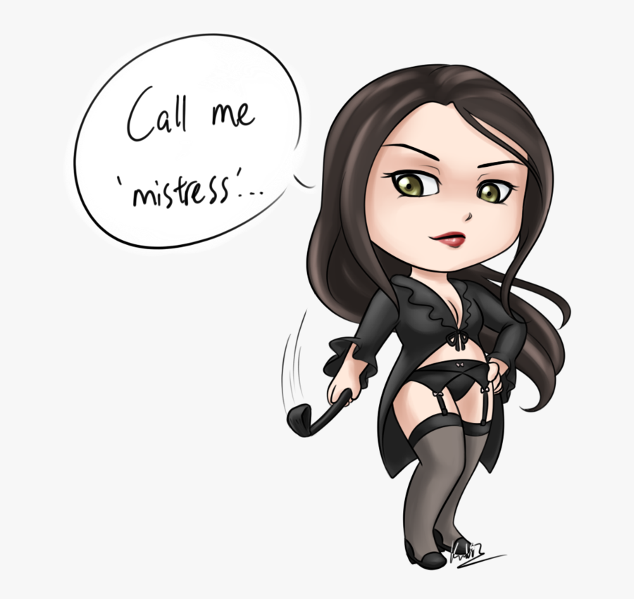 Clip Art Chibi Challenge Dominatrix Mia - Cartoon, Transparent Clipart