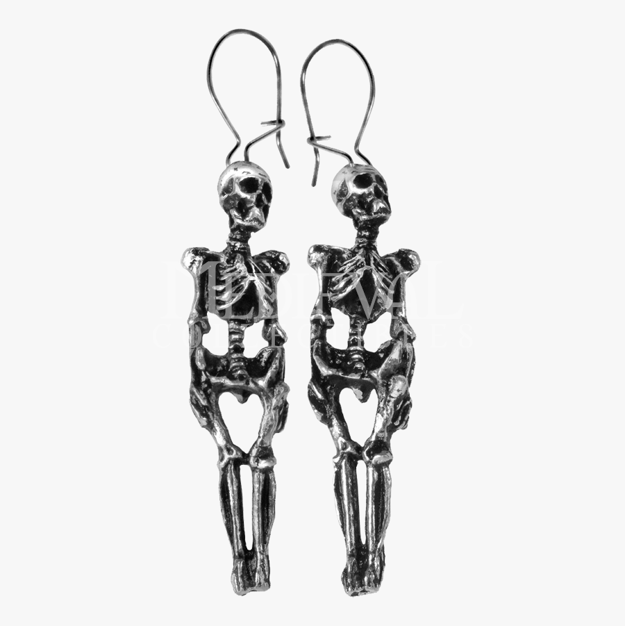 Pictures Of Skeletons For Kids - Skeleton Earrings, Transparent Clipart