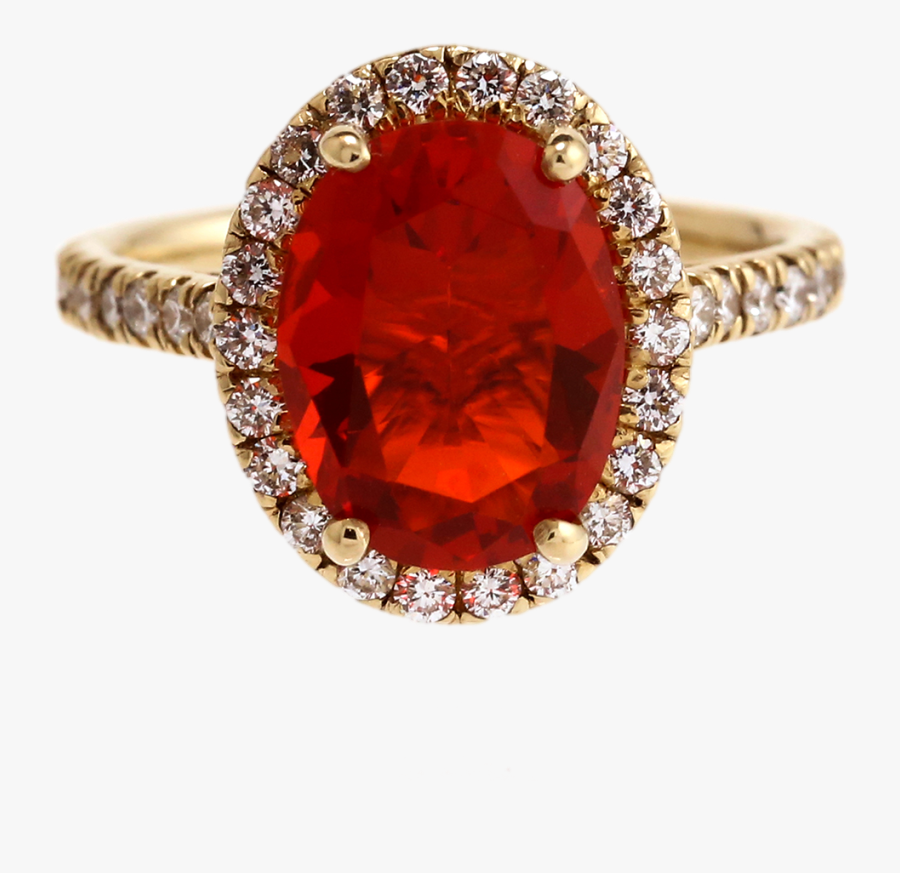 Fire Opal Rock - Pre-engagement Ring, Transparent Clipart