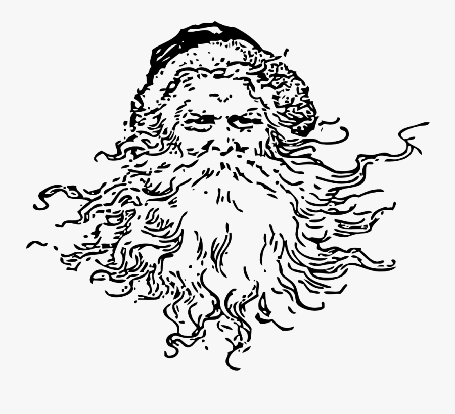 Barbe Pere Noel Dessin, Transparent Clipart