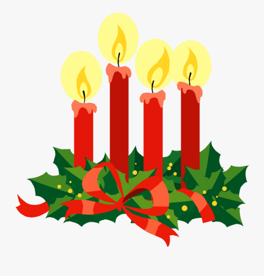 Clip Art Advent Candles, Transparent Clipart