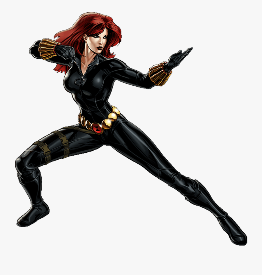 Fictional Widow - Comic Black Widow Avengers, Transparent Clipart