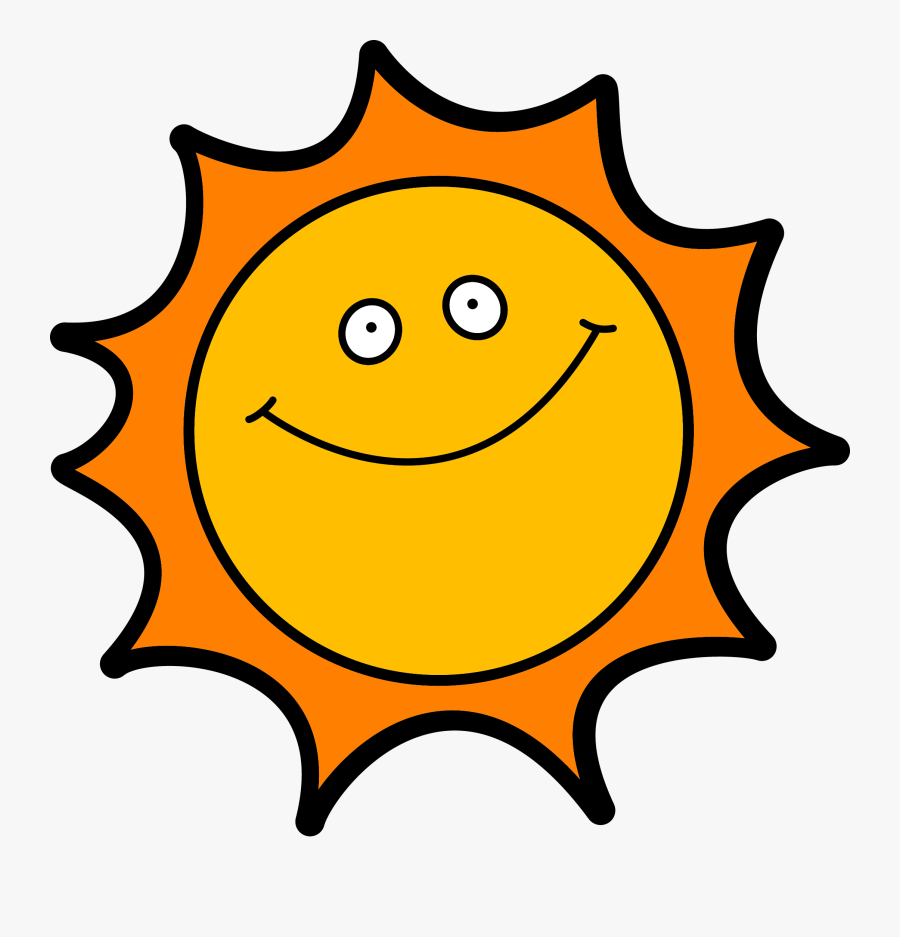 Happy Sun Clipart - Clip Art Public Domain Sun, Transparent Clipart