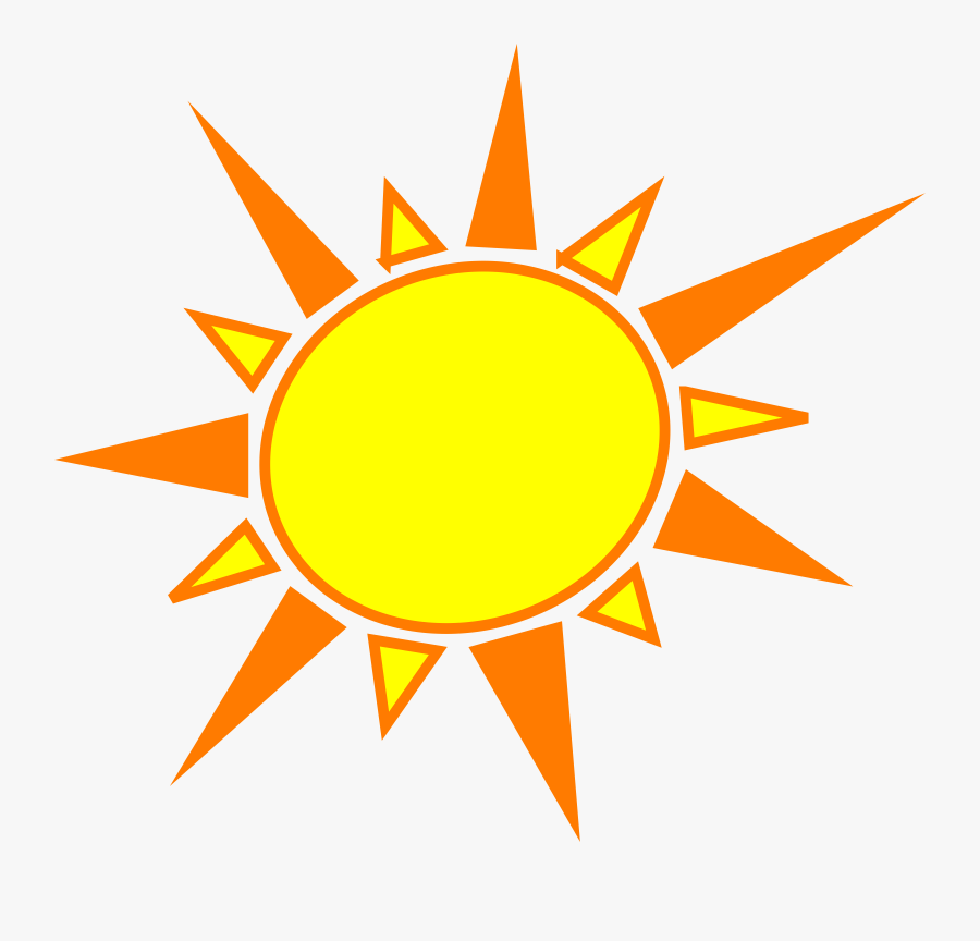 Freeol Sun Clipart Clipart And Vector Image - Yellow And Orange Sun, Transparent Clipart