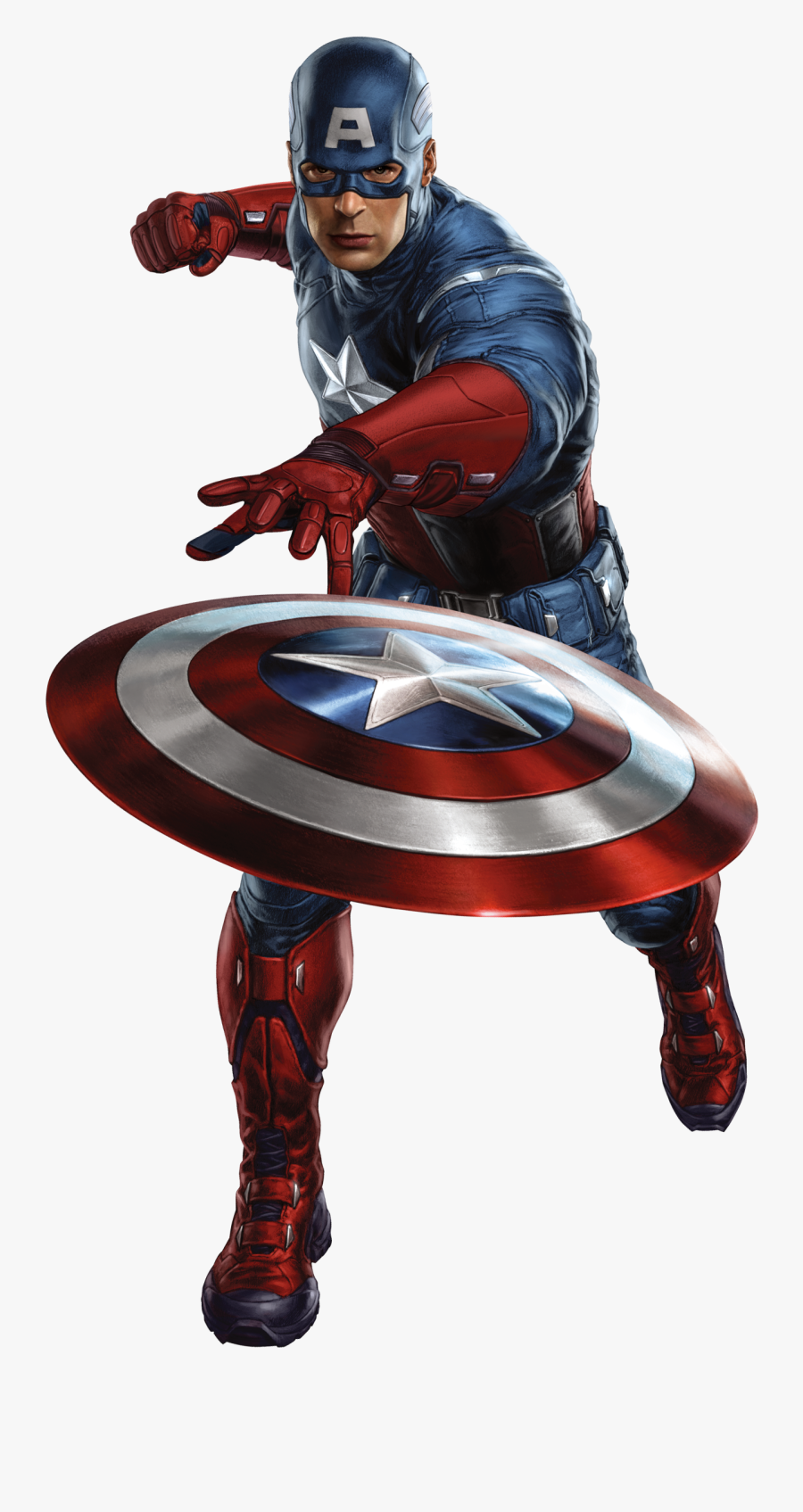 Man America Black Iron The Captain Avengers Clipart - Capitan America En Png, Transparent Clipart