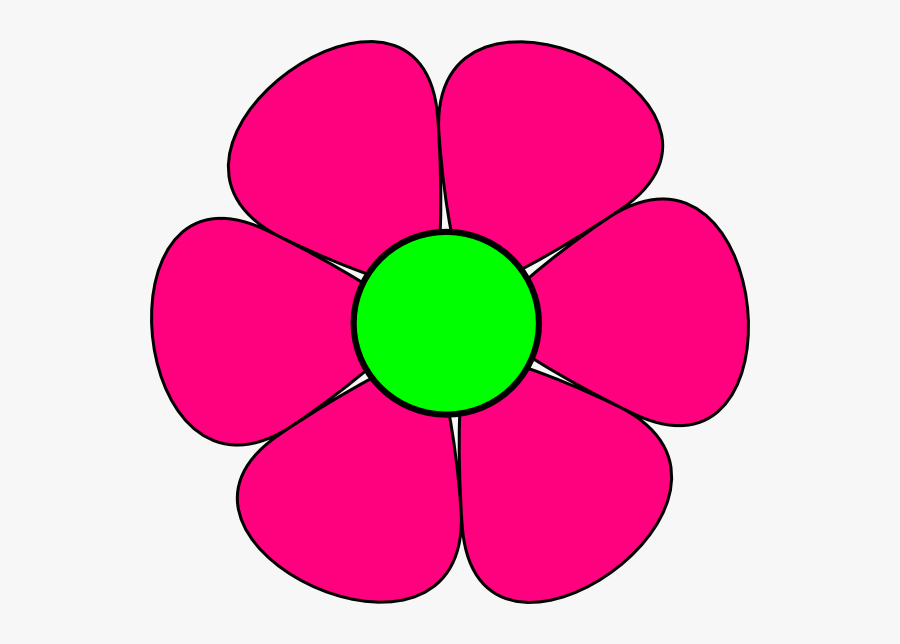 Free Clipart Flowers Of The Month October - Pink Flower Clipart, Transparent Clipart