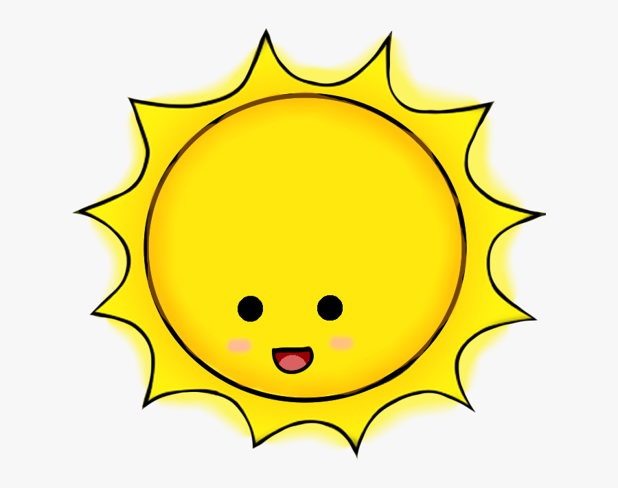 Cute Sun Clipart, Transparent Clipart