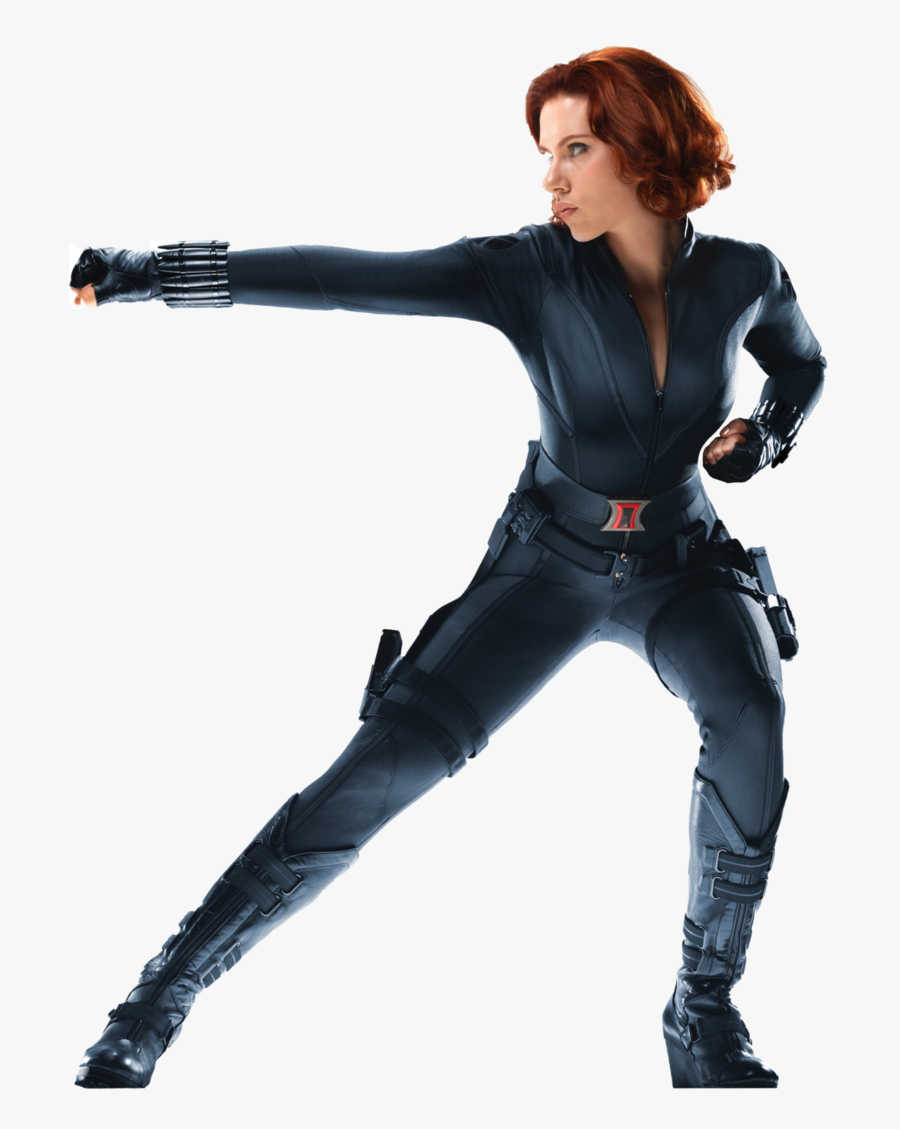 Natasha Romanoff Scarlett Johansson Png Png Image - Black Widow Avengers 2012, Transparent Clipart