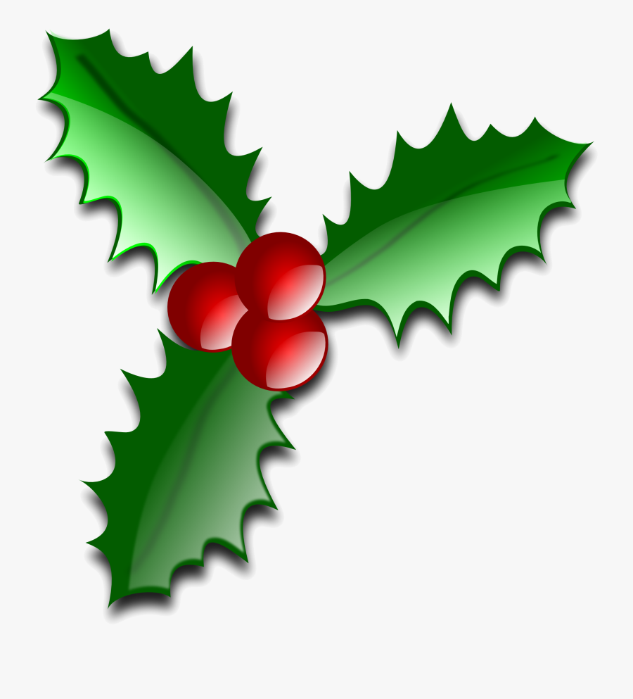 Christmas Clipart Free Clip Art On Transparent Png - Leaves Of ...