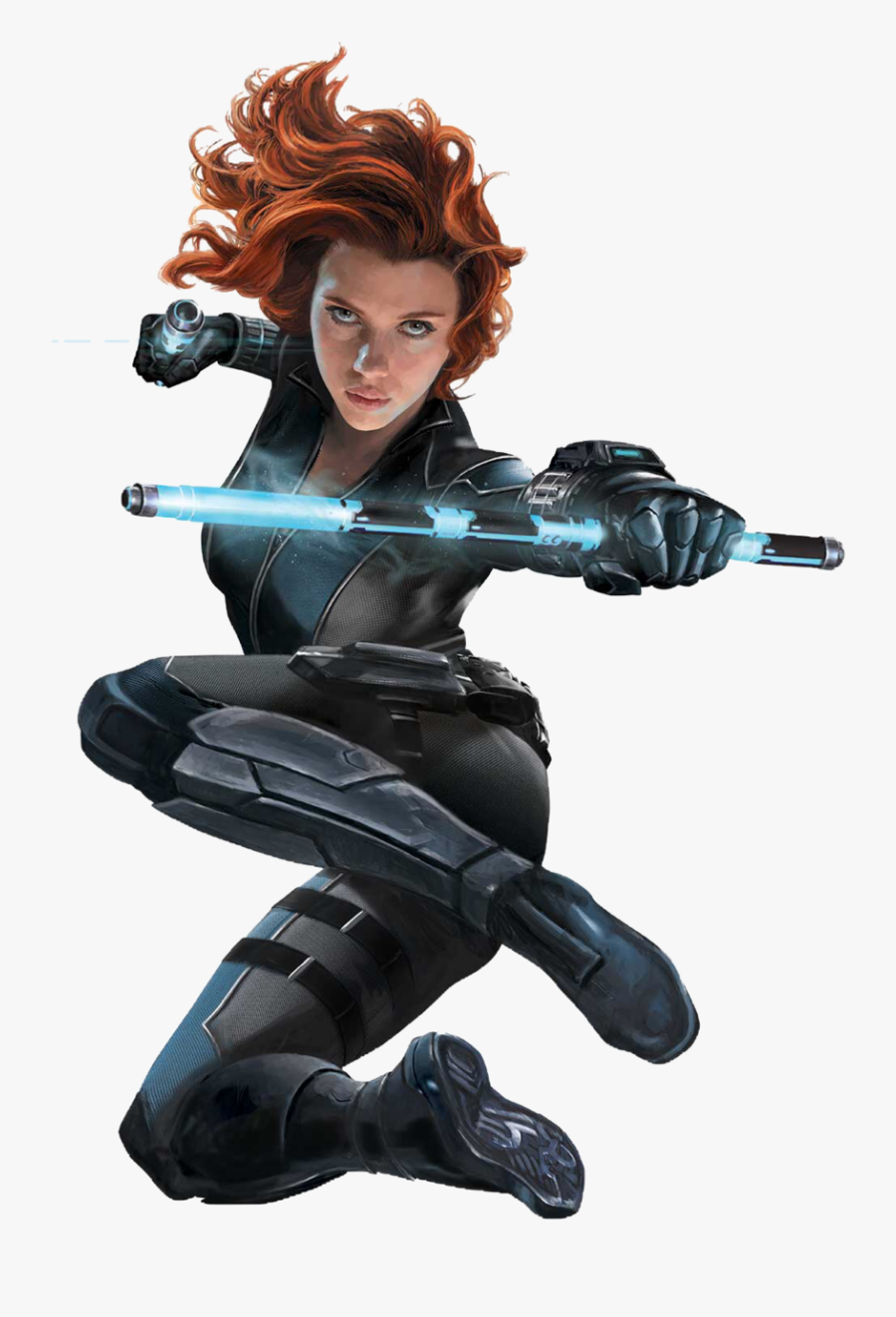 Black Widow Transparent Background - Avengers Black Widow Png, Transparent Clipart