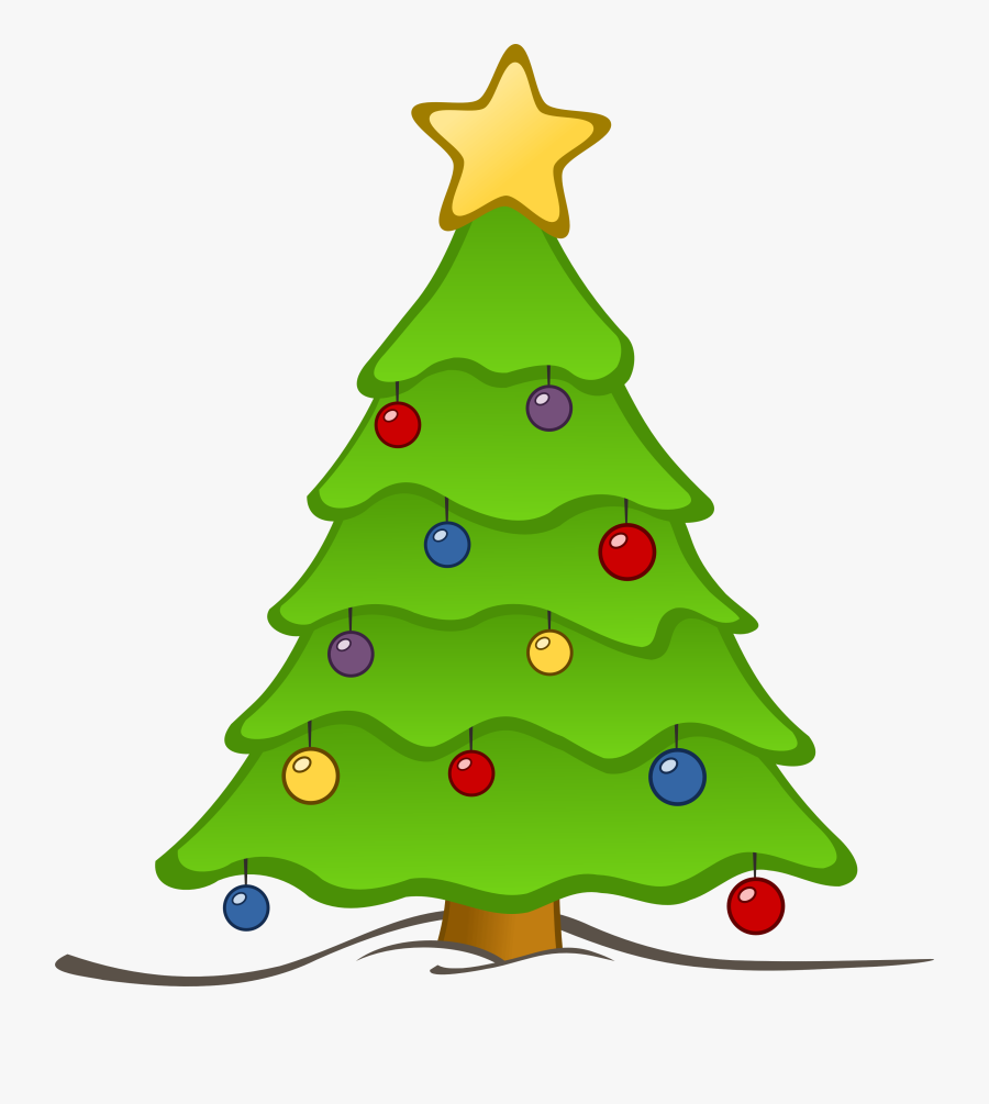 Free Christmas Tree Clip Art Borders Free - Christmas Tree Clipart, Transparent Clipart