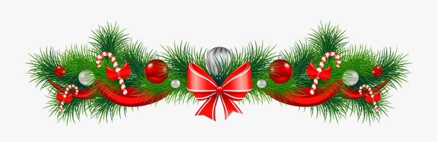 Free Christmas Garland Clipart The Cliparts - Christmas Decoration Png, Transparent Clipart