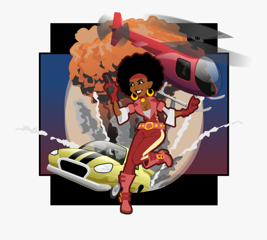 Art,fiction,fictional Character - Clip Art Action Movie, Transparent Clipart
