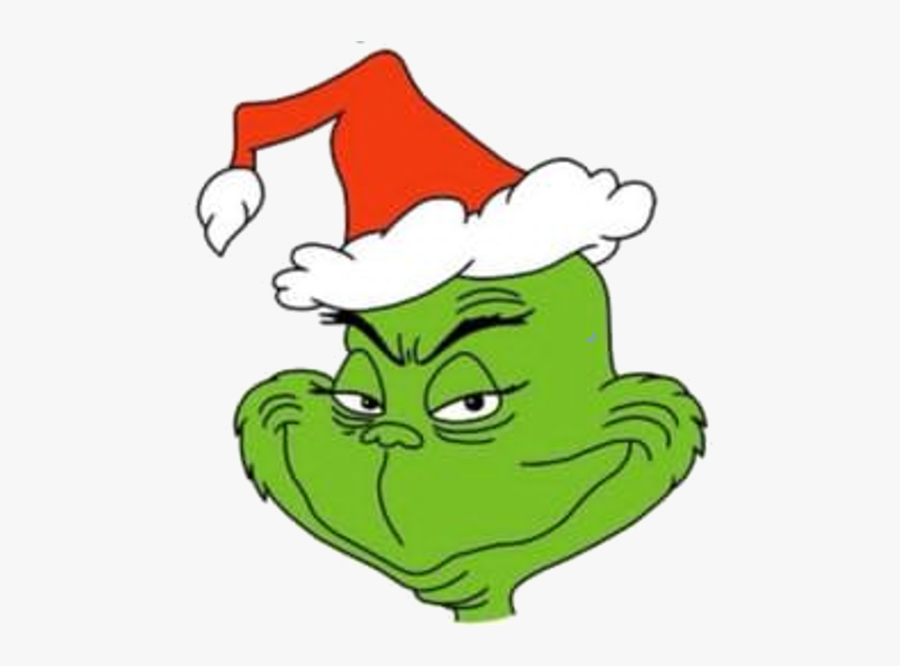 Grinch Christmas Clipart Free Images At Vector Transparent - Grinch With Christmas Hat, Transparent Clipart