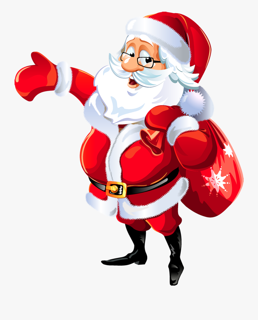 Santa Clip Art - Merry Christmas Santa Png, Transparent Clipart