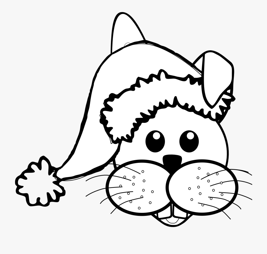 Santa Face Drawing At Getdrawings - Christmas Hat To Paste, Transparent Clipart
