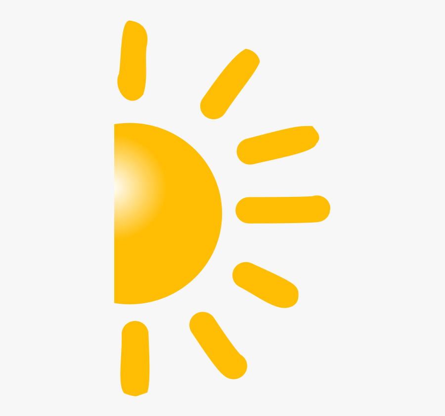 Half Sun Clipart Png - Radiant Light Energy Definition, Transparent Clipart