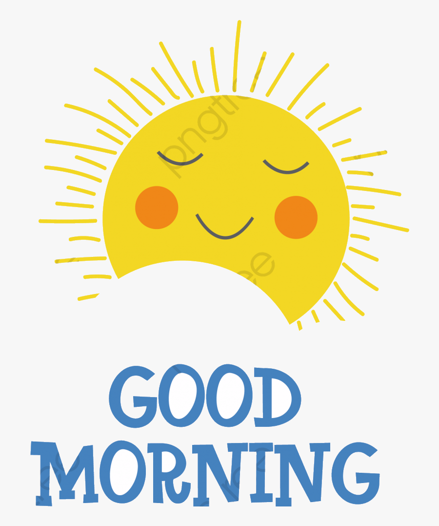 Good Morning Commercial Use Resource Upgrade To Premium - Circle, Transparent Clipart