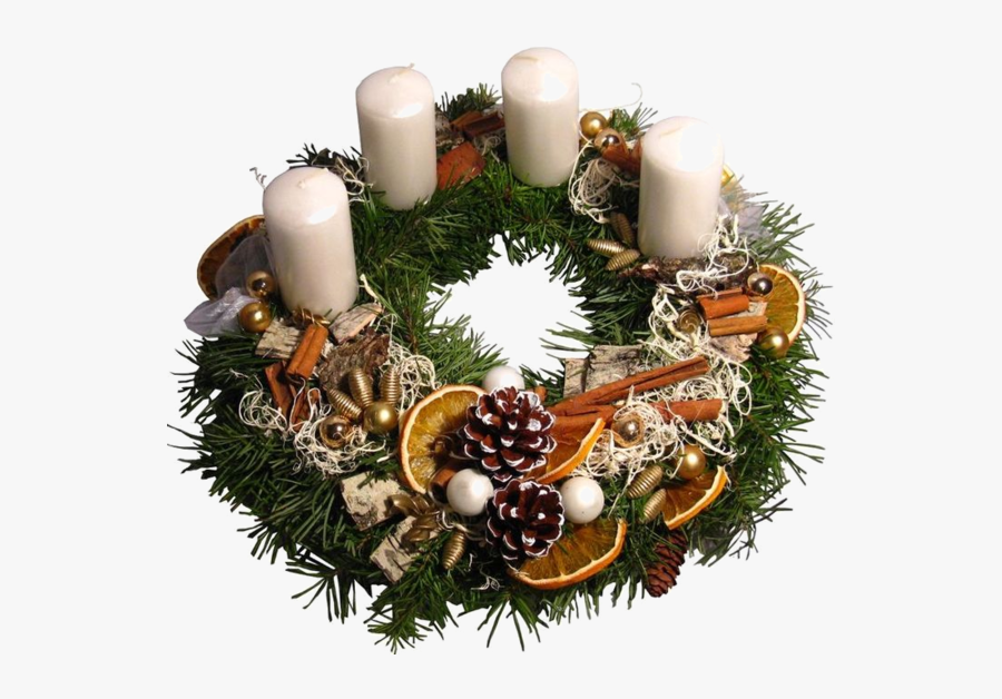 Transparent Advent Wreath Png - Christmas Day, Transparent Clipart