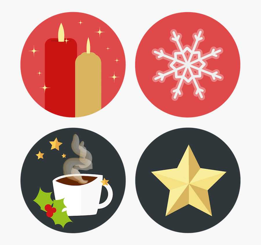 25 Free Christmas Advent Icons To Bring Festive Mood - Christmas Coffee Icon, Transparent Clipart