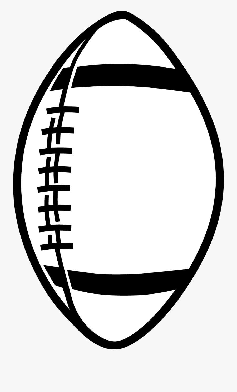 Football Clipart Black And White Free - Football Clipart Black And White, Transparent Clipart