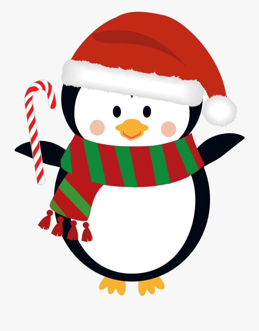 Image Result For Penguin - Cute Christmas Background Png, Transparent Clipart