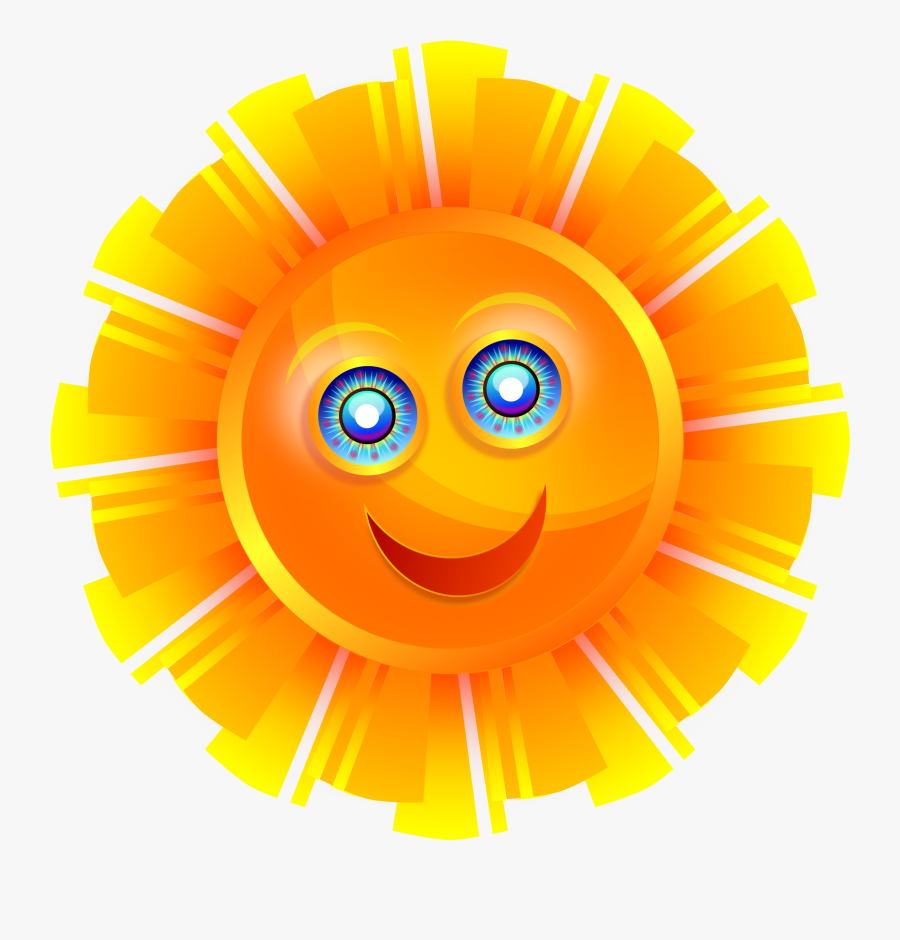 Clipart Sun - Big Smile Good Morning, Transparent Clipart