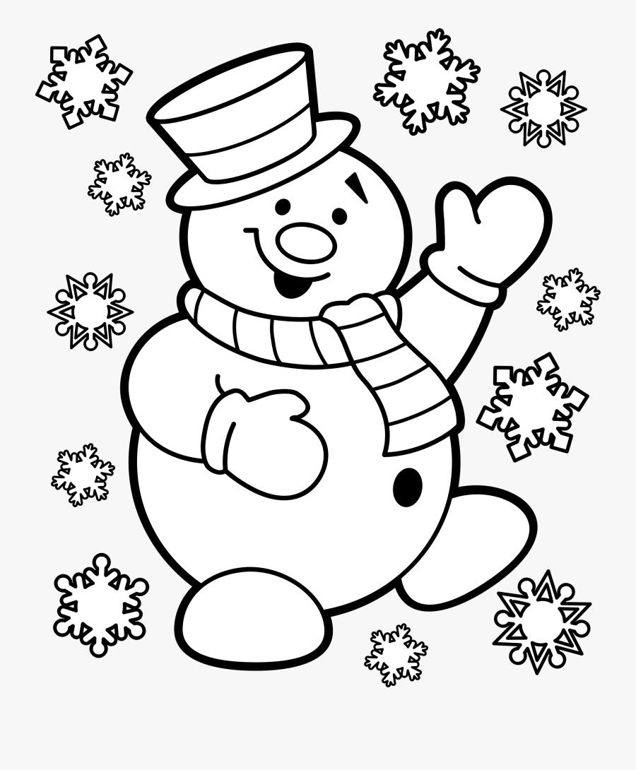 Snowman Black And White Snowman Clipart Black And White - Christmas Snowman Clipart Black And White, Transparent Clipart