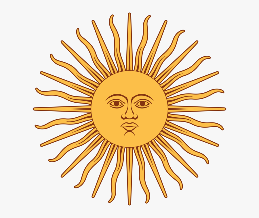 Sun - Clipart - Transparent - Background - Sun On The Argentina Flag, Transparent Clipart