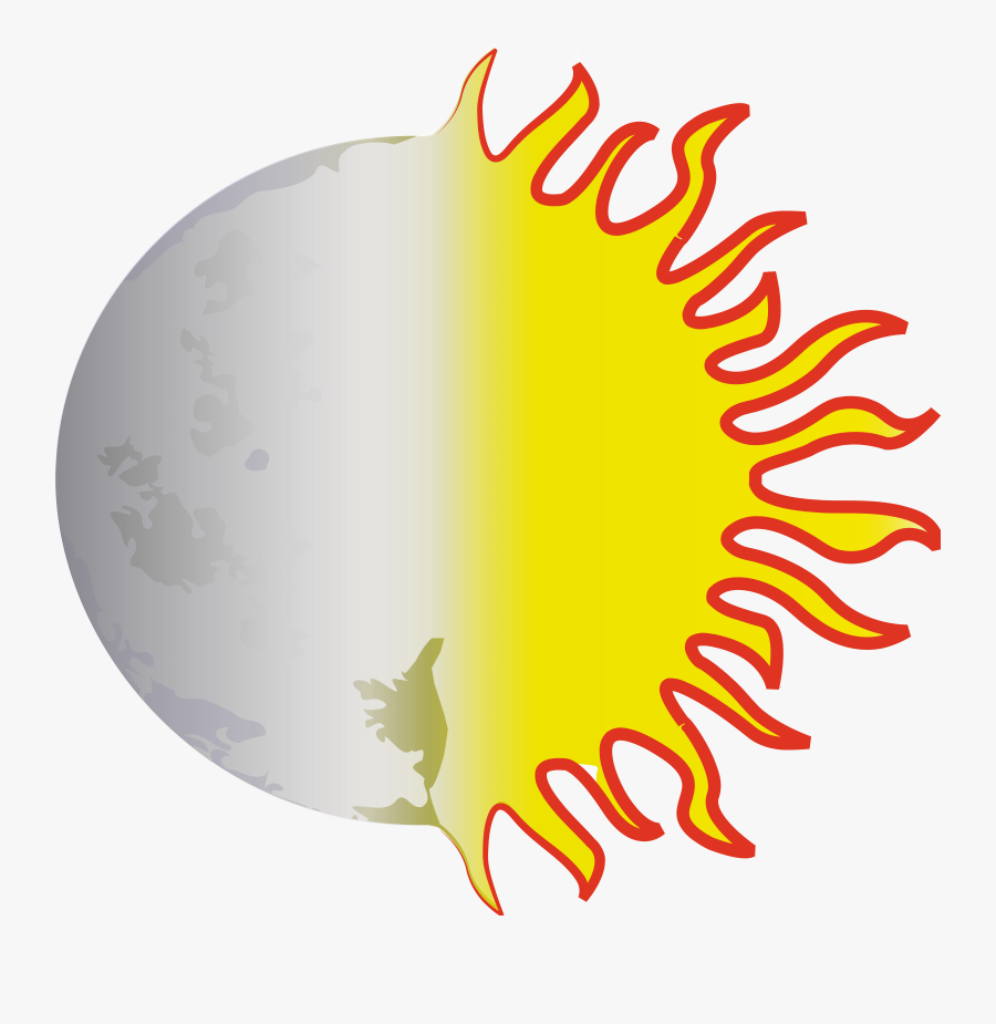 Sun Clipart Moon - Sun And Moon Pngs, Transparent Clipart