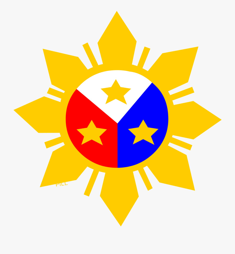 Philippines Sun Clipart Philippine Flag Design Best - Philippines Flag Logo Circle, Transparent Clipart