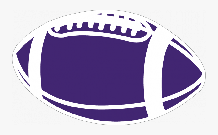 Football Clipart Purple - Pink Powder Puff Football, Transparent Clipart