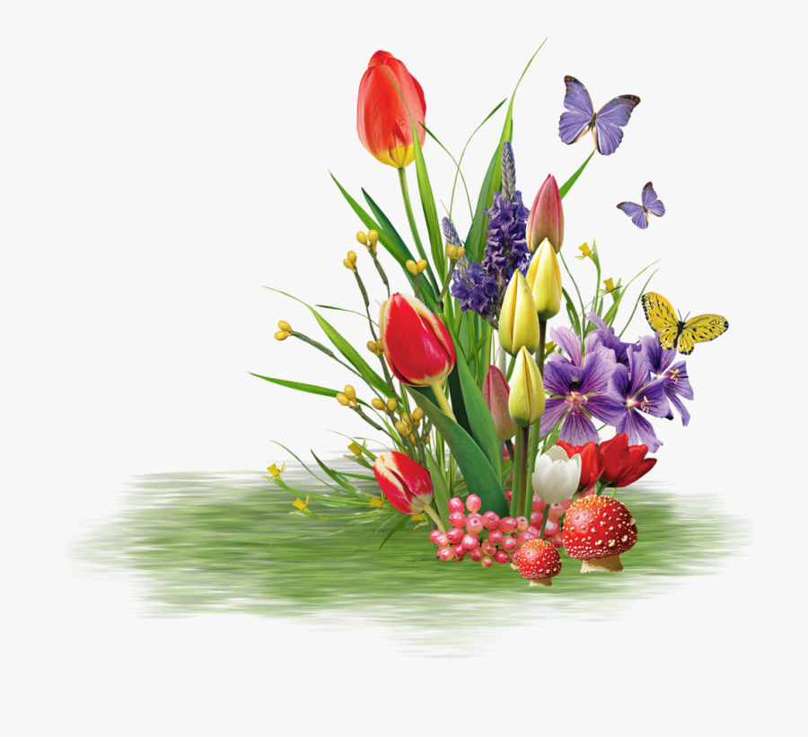Easter Flowers Clipart - Thank You God For A New Week, Transparent Clipart