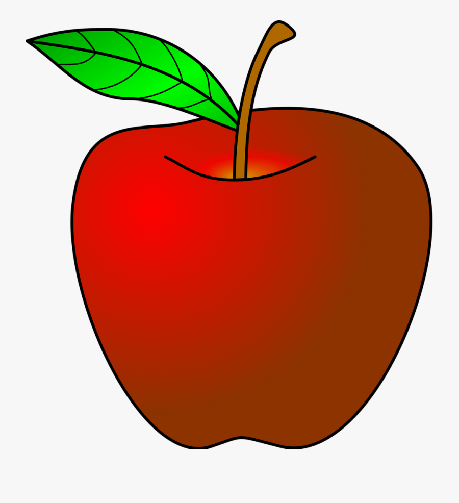 Apple Clip Art - Transparent Background Apple Clipart Transparent, Transparent Clipart