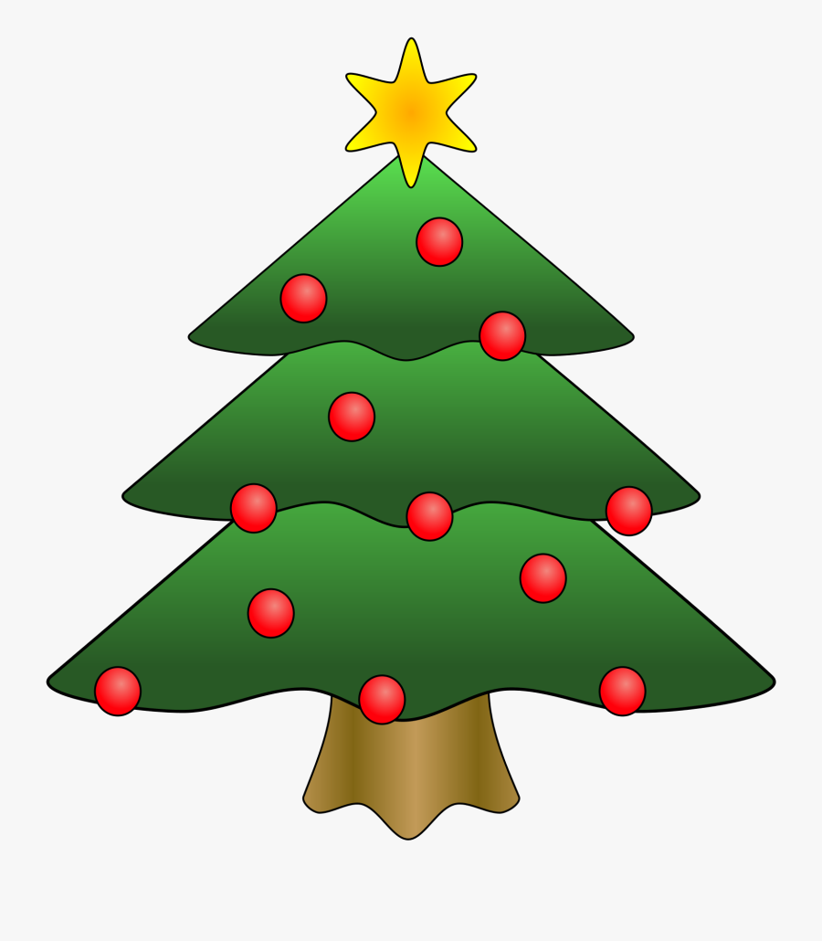 Christmas - Clipart - Christmas Tree Clipart, Transparent Clipart