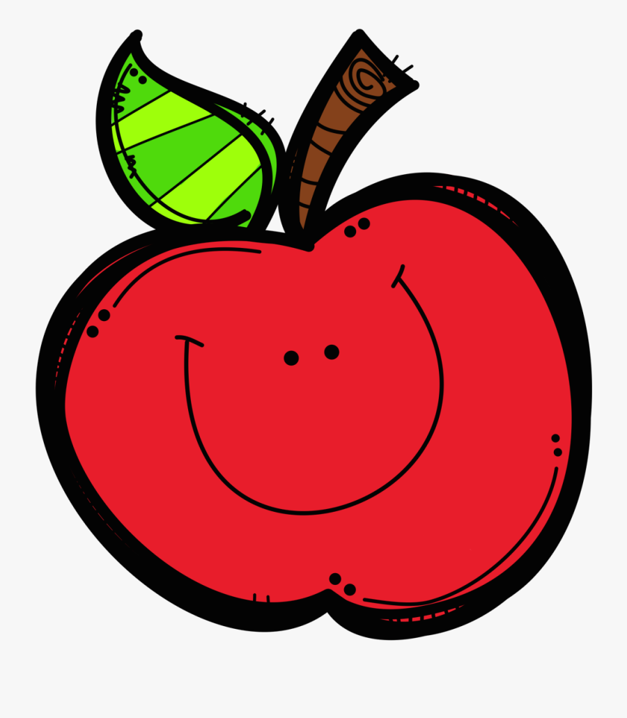 Teacher Apple Clipart - Cute Apple Clipart, Transparent Clipart