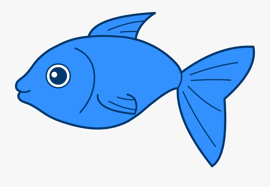 Fish Clip Art Free Fish Sketch Clip Art Vector Clip - Blue Fish Clipart, Transparent Clipart