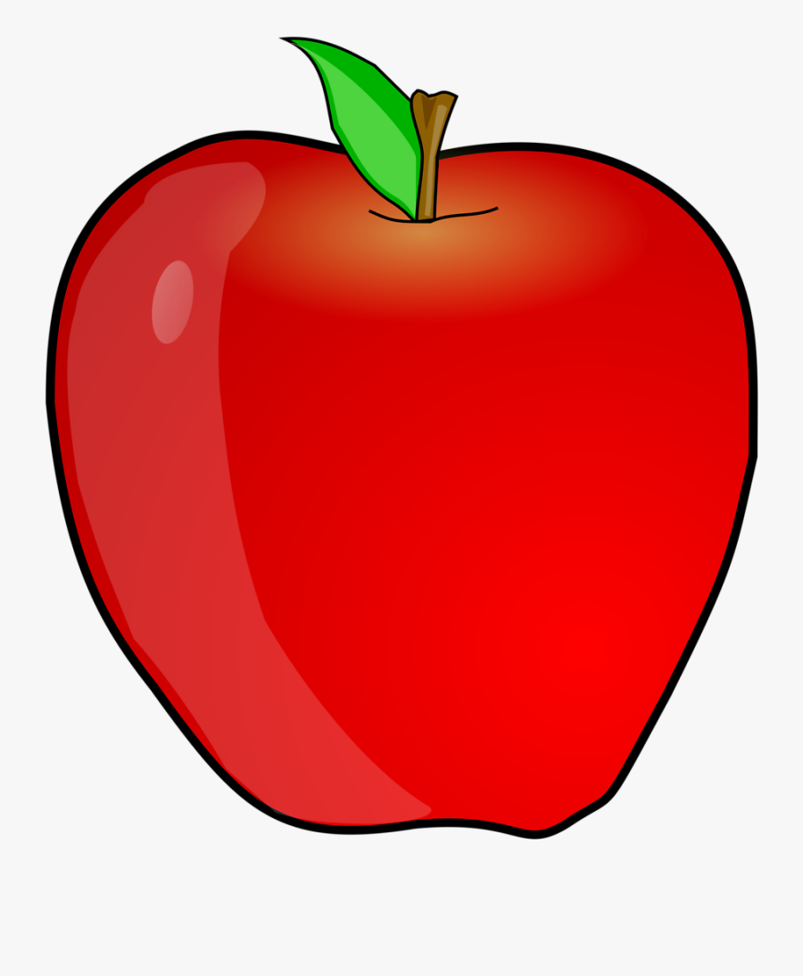 Teacher Apple Clipart Free Images - Transparent Background Apple Clipart, Transparent Clipart