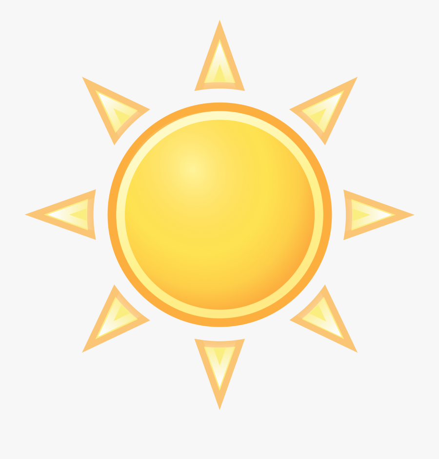 Sun Clipart Black Background - Weather Png Tango, Transparent Clipart