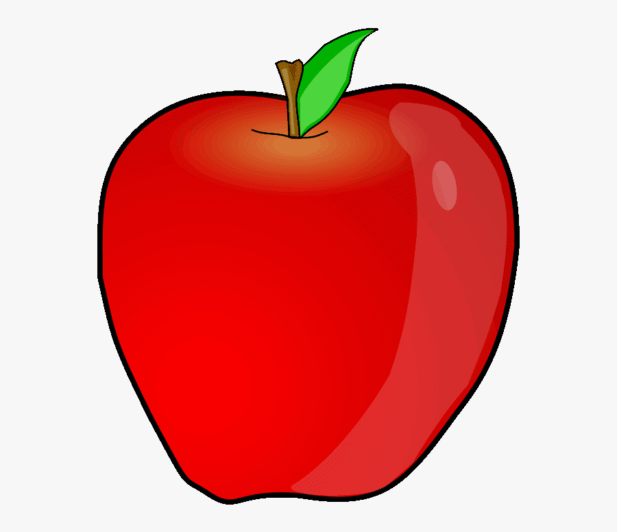 An Apple Clipart - Clip Art Fruit Apple, Transparent Clipart
