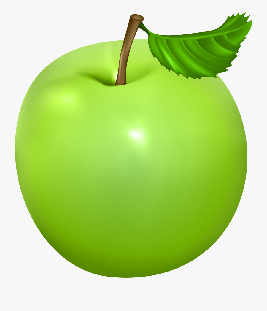 Green Apple Png Clip Art Image, Transparent Clipart