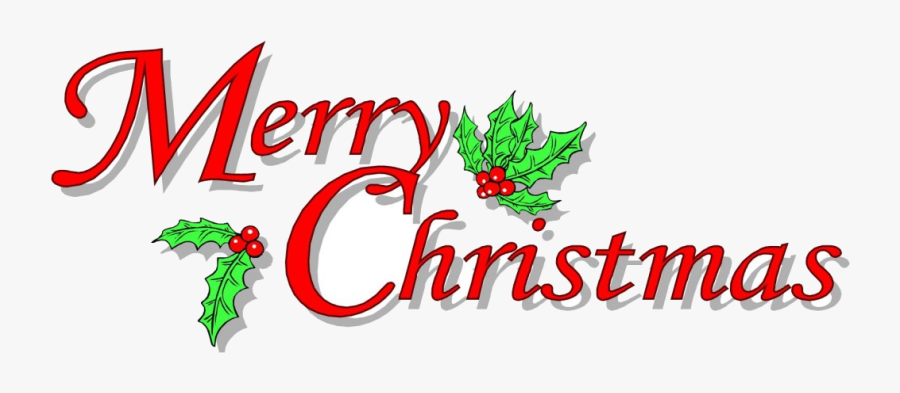 Christmas Merry Christmas Clip Art Merry Christmas - Merry Christmas No Background, Transparent Clipart