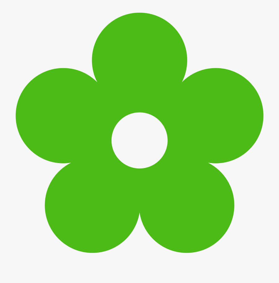 Flower Clipart Free Clipart Images - Green Flower Clip Art, Transparent Clipart