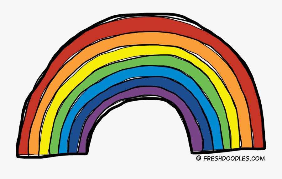 Many Colours In A Rainbow, Transparent Clipart