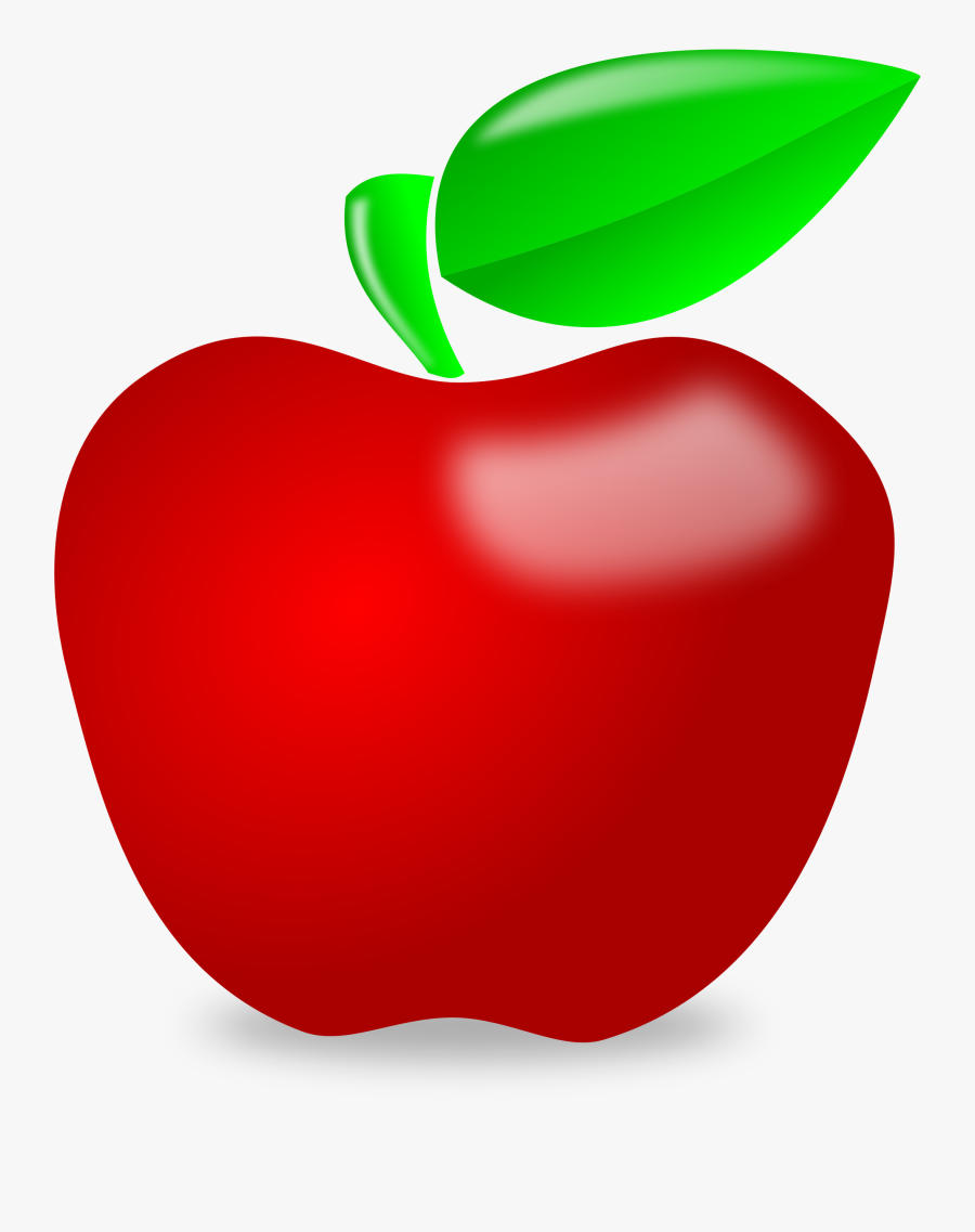 Teacher Apple Clipart - Transparent Background Apple Clipart, Transparent Clipart