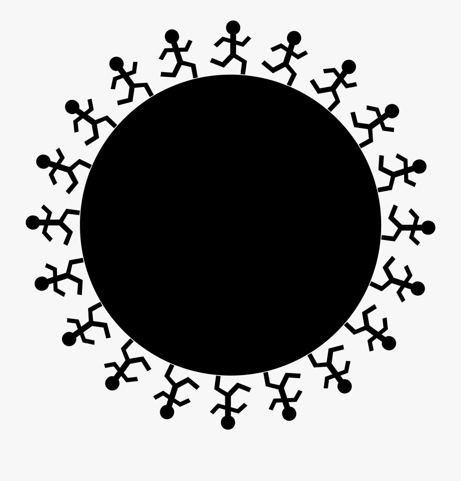 Clipart - Skeleton Circle Of Bones, Transparent Clipart