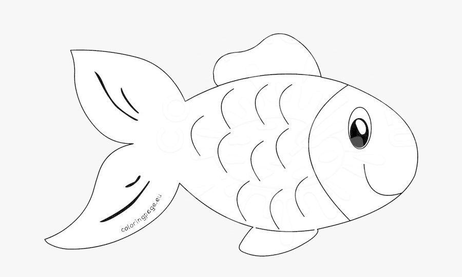 Fish Clipart Outline Transparent Png - Outline Clipart Of A Fish, Transparent Clipart