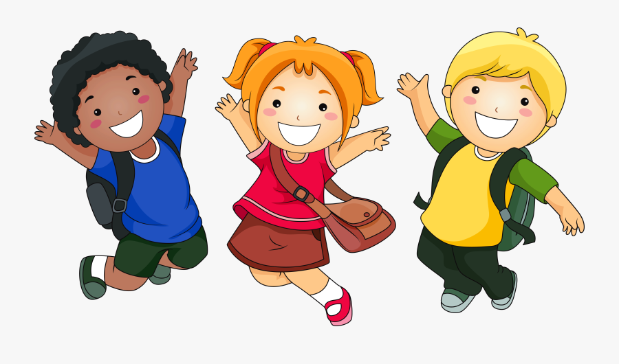 B Cc Da - Happy School Kids Clipart, Transparent Clipart