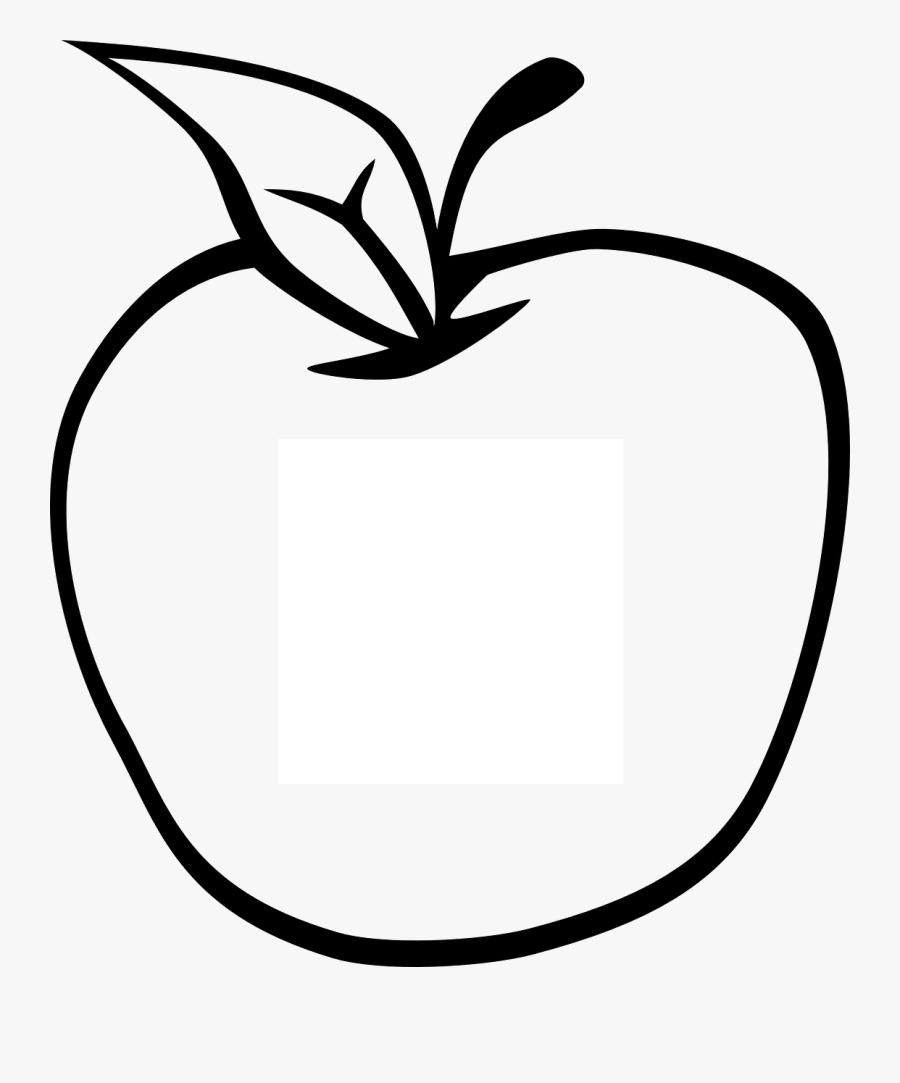 Apple Clipart Black And White Free Images - Clip Art Black And White Apple, Transparent Clipart